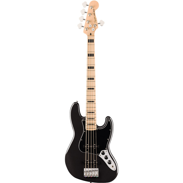 Бас-гітара SQUIER Affinity Series Active Jazz Bass V Black Metallic