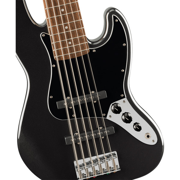 Бас-гітара SQUIER Affinity Series Jazz Bass VI LRL Black Metallic