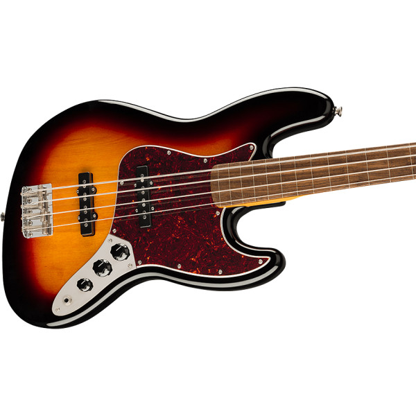 Бас-гітара SQUIER Classic Vibe 60s Jazz Bass Fretless 3-Color Sunburst