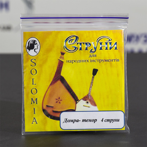 Комплект струн для Домри тенор 4 струни Solomia