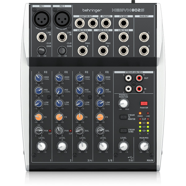 Мікшерний пульт BEHRINGER XENYX 802S