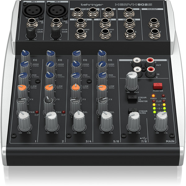 Мікшерний пульт BEHRINGER XENYX 802S