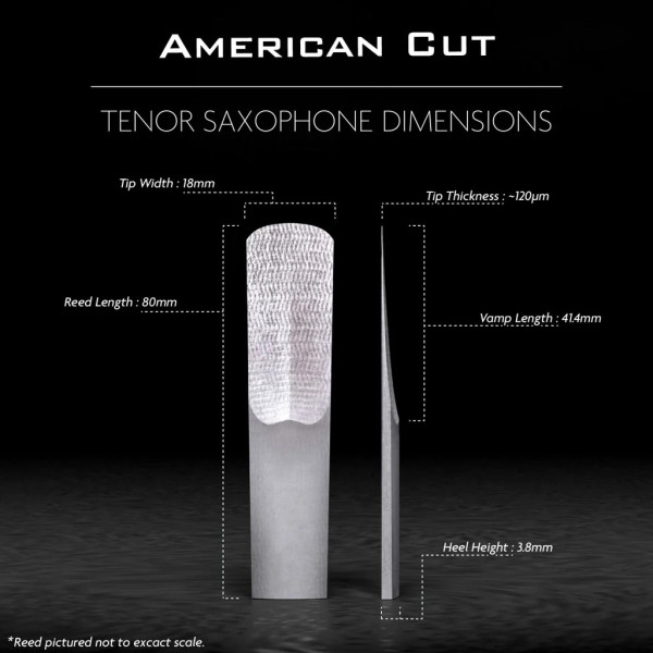 Тростина для тенор саксофона LEGERE American Cut Tenor-Sax #2.00
