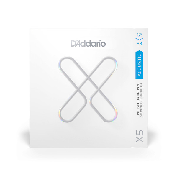 Комплект струн для акустичної гітари D'ADDARIO XSAPB1253 XS PHOSPHOR BRONZE LIGHT (12-53)