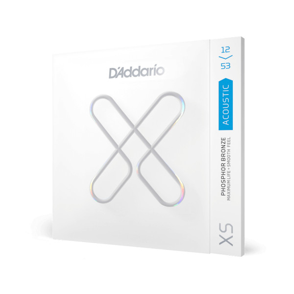 Комплект струн для акустичної гітари D'ADDARIO XSAPB1253 XS PHOSPHOR BRONZE LIGHT (12-53)