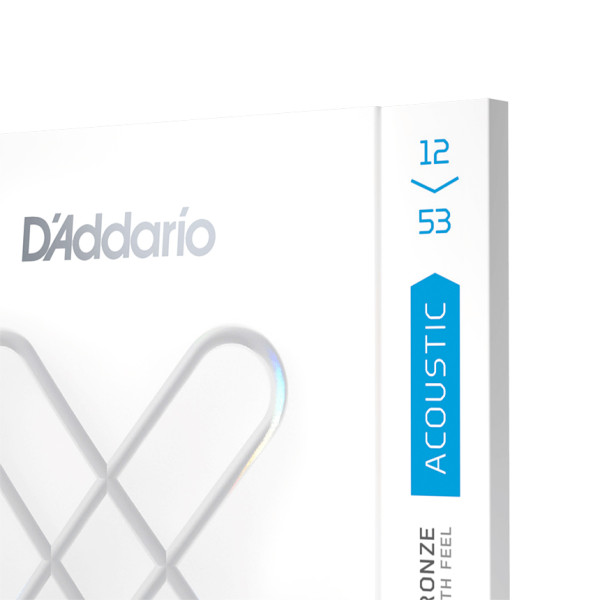 Комплект струн для акустичної гітари D'ADDARIO XSAPB1253 XS PHOSPHOR BRONZE LIGHT (12-53)