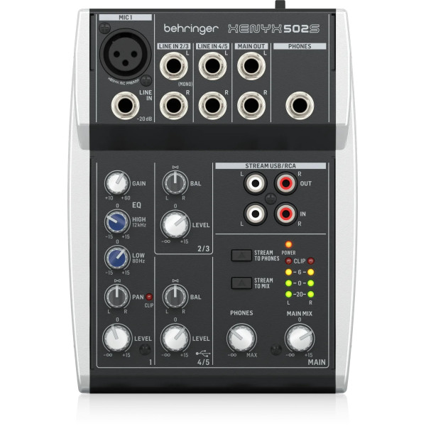 Мікшерний пульт BEHRINGER XENYX 502S