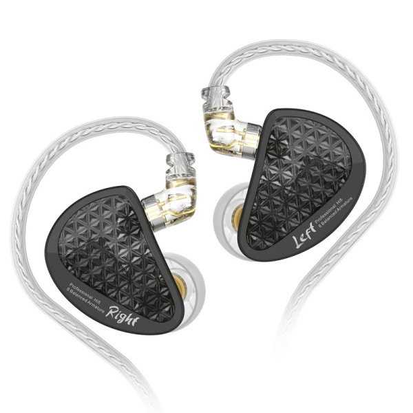 Навушники для персонального моніторингу KZ AUDIO AS16 PRO BLACK NO MIC