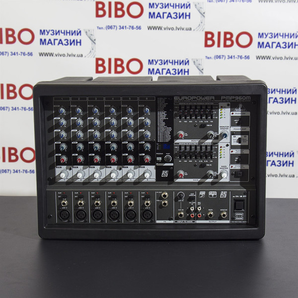 Мікшерний пульт з підсилювачем BEHRINGER PMP960M