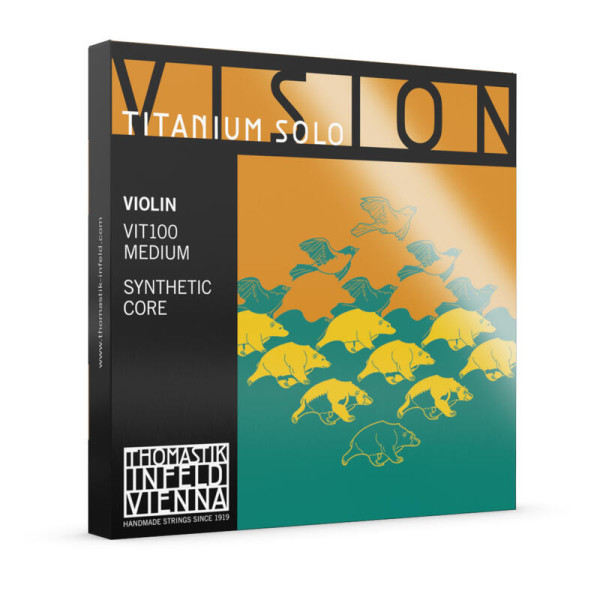 Комплект струн для скрипки THOMASTIK Vision Titanium Solo VIT100
