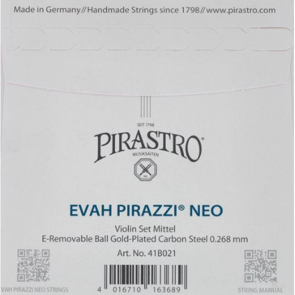 Комплект струн для скрипки PIRASTRO Evah Pirazzi Neo 41B021