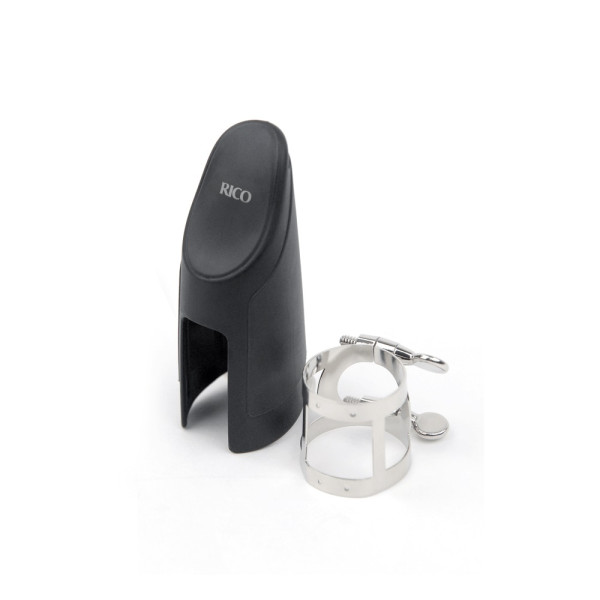 Лігатура з ковпачком для кларнета D'ADDARIO RICO LIGATURE & CAP FOR Bb CLARINET Nickel-Plated