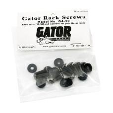 Набір гвинтів GATOR GA20 Black Chrome Screws & Washers (10 Set)
