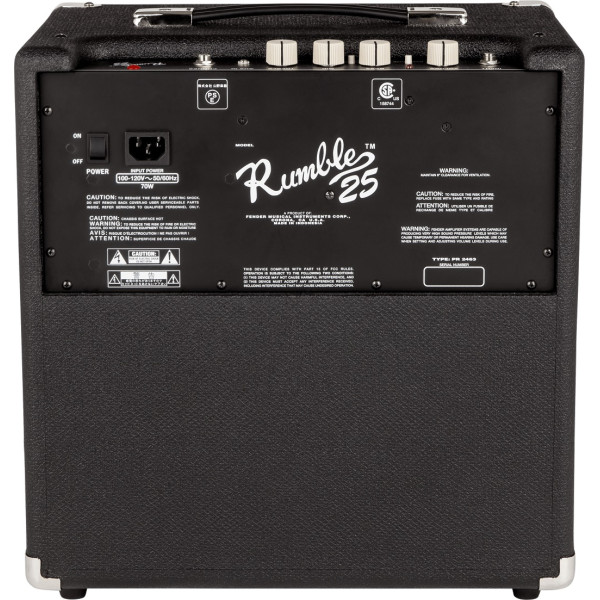 Комбопідсилювач для бас-гітари FENDER RUMBLE 25