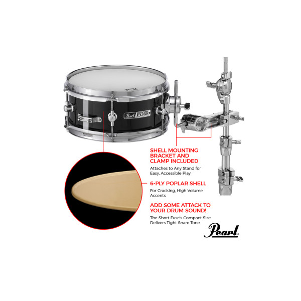 Малий барабан PEARL 10"x4,5" Short Fuse Snare SFS10C31