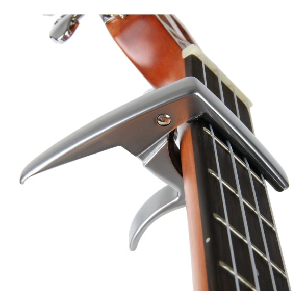 Каподастр для укулеле FZONE FC-82 UKULELE CAPO (Silver)