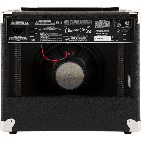 Комбопідсилювач для електрогітари FENDER CHAMPION II 25