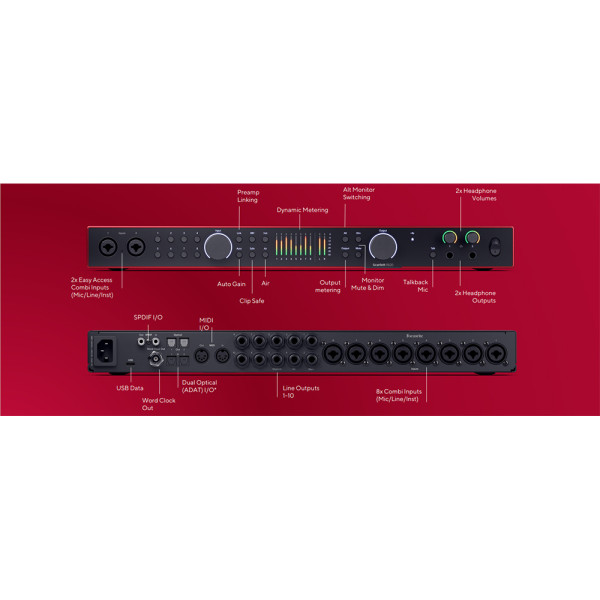 Аудіоінтерфейс FOCUSRITE Scarlett 18i20 4th Gen