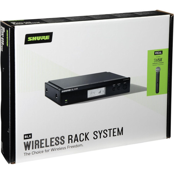 Радіосистема з ручним мікрофоном SHURE BLX24RE/SM58