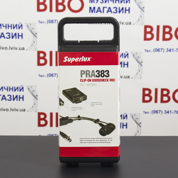 Мікрофон для духових SUPERLUX PRA383XLR