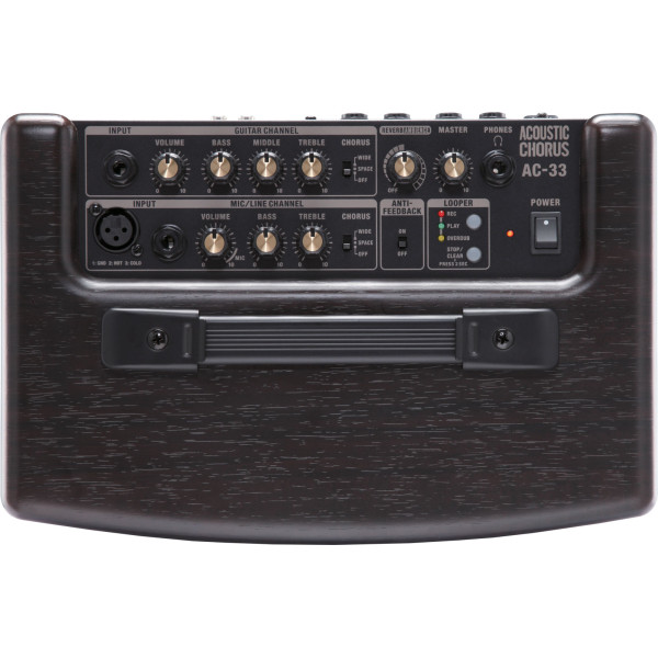 Комбопідсилювач для акустичної гітари ROLAND AC-33RW