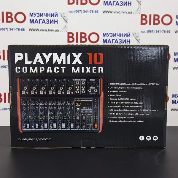 Мікшерний пульт PROEL PLAYMIX10