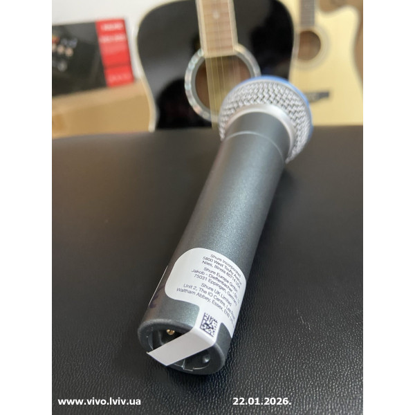 Мікрофон вокальний SHURE BETA58A