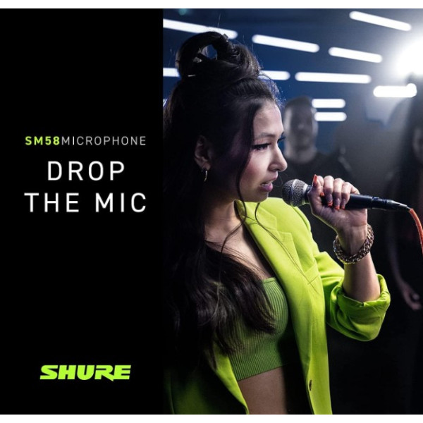 Мікрофон вокальний SHURE SM58LCE
