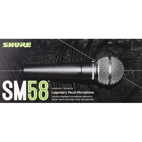 Мікрофон вокальний SHURE SM58SE