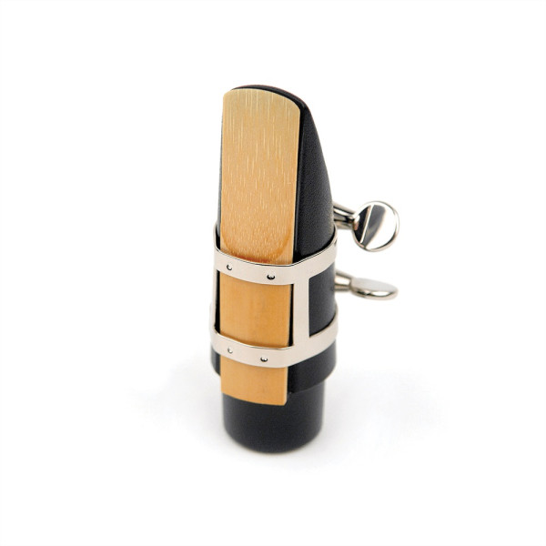 Лігатура з ковпачком для сопрано саксофона D'ADDARIO RICO LIGATURE & CAP FOR SOPRANO SAX Nickel-Plated