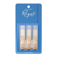 Набір тростин (3 штуки) для кларнета D'ADDARIO Royal - Bb Clarinet #1.5 - 3-Pack
