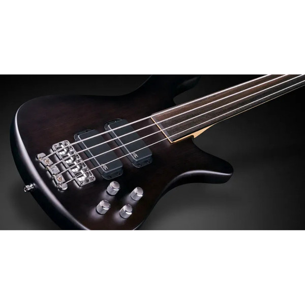 Бас-гітара WARWICK RockBass Streamer Standard Fretless, 4-String (Nirvana Black Transparent Satin)