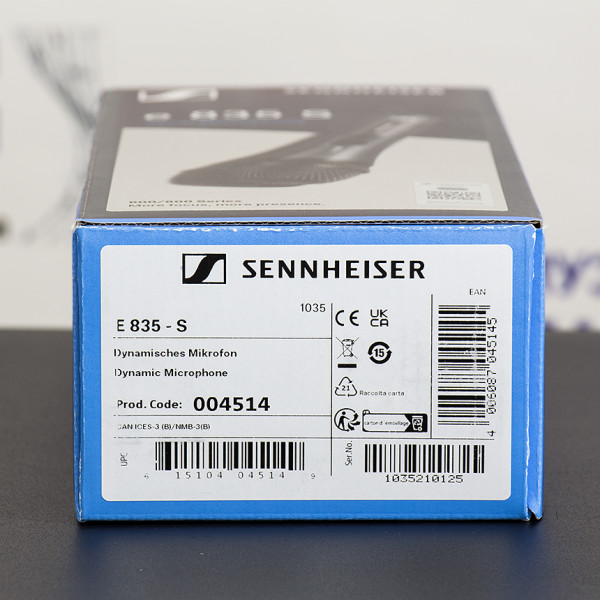Мікрофон вокальний SENNHEISER E 835 S