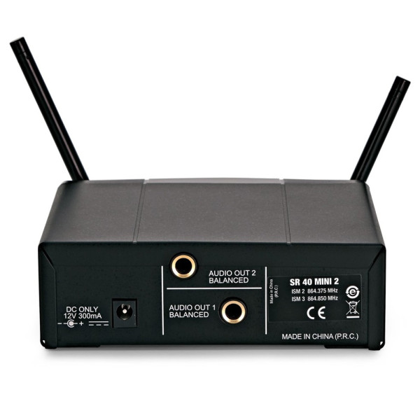 Радіосистема з ручним мікрофоном і напоясним передавачем AKG WMS40 MINI2 MIX SET BD US45A/C