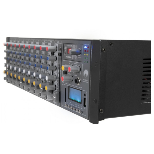 Мікшерний пульт з підсилювачем OMNITRONIC RM-1422 FXA