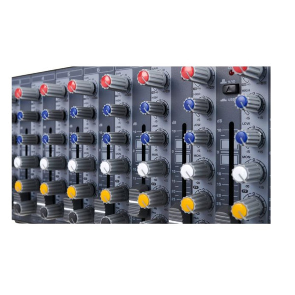 Мікшерний пульт з підсилювачем OMNITRONIC RM-1422 FXA