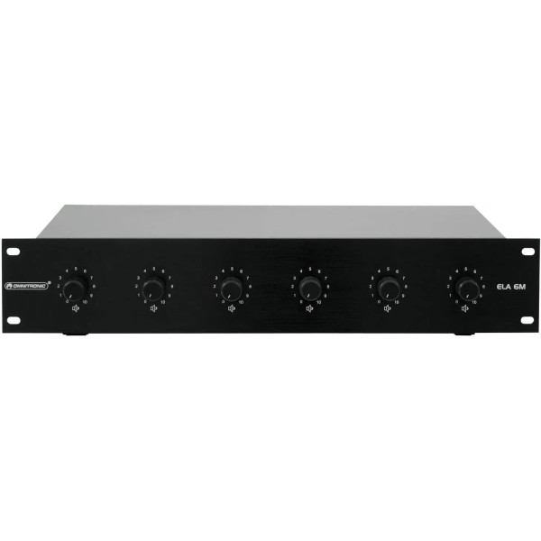 Зональний регулятор гучності OMNITRONIC PA 6-Zone Mono Vol Contr 30W bk