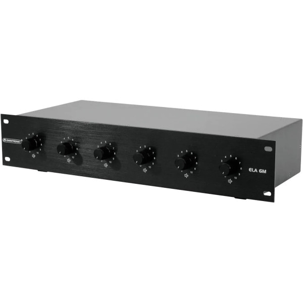 Зональний регулятор гучності OMNITRONIC PA 6-Zone Mono Vol Contr 30W bk