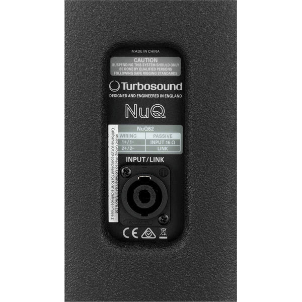 Пасивна акустична система TURBOSOUND NuQ62