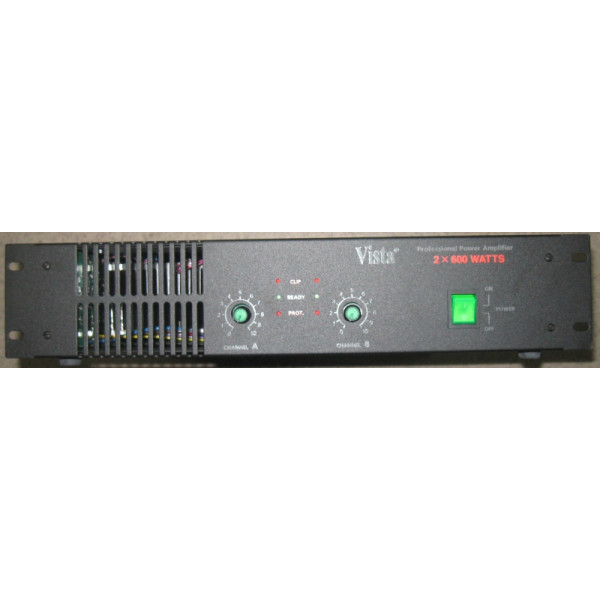 Підсилювач потужності Vista 2x600w